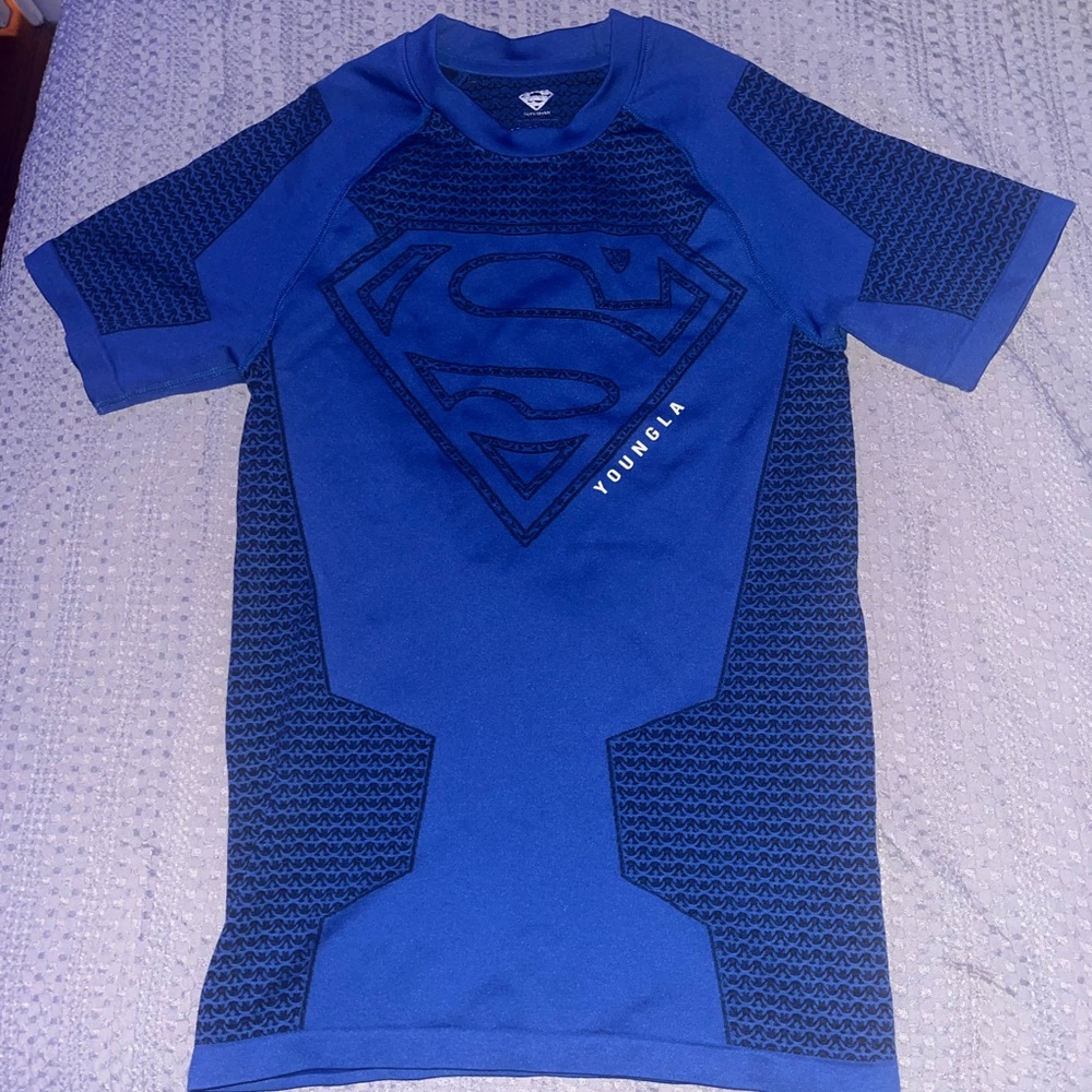 YoungLA Superman Blue Compression Tee
